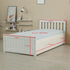 Timeless White Kids Storage 4 Drawer Single Bed